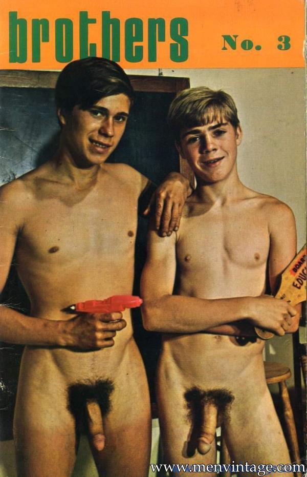 naked hairy pubis boys in Brothers #3 magazine