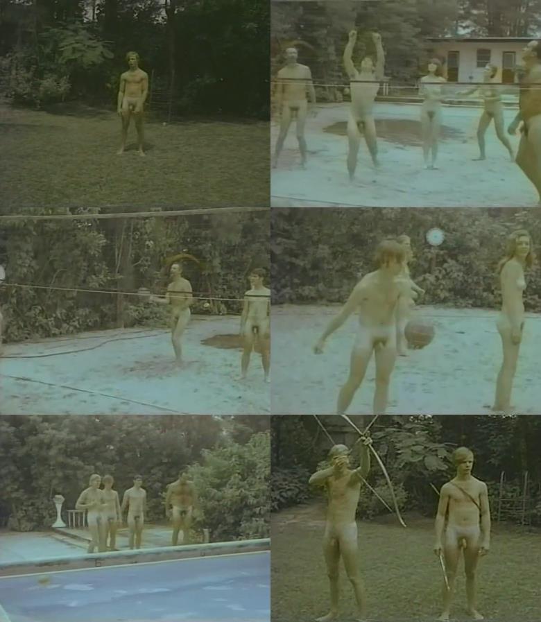 naked boys and men outdoors vintage video