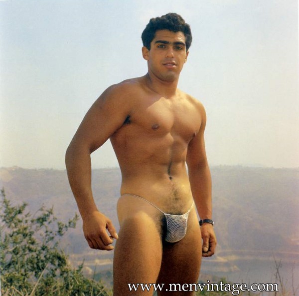 Sexy boys in vintage male photography
