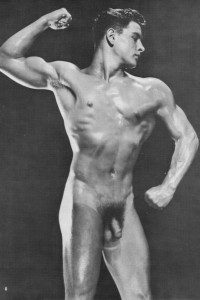 muscle men naked in vintage male erotica