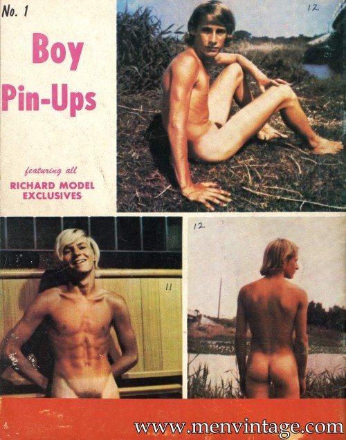 Nude boys in male erotic vintage photography